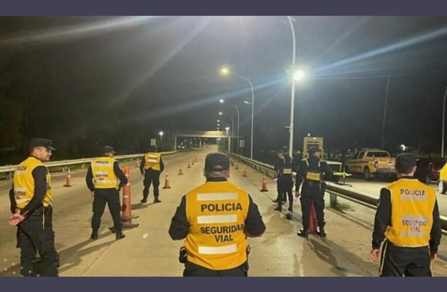 Frías: Secuestran cinco vehículos en operativo por alcoholemia positiva