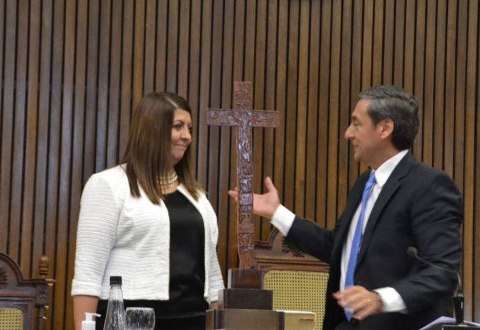 Anabella Ríos juró como diputada y ya ocupa su banca en la Legislatura