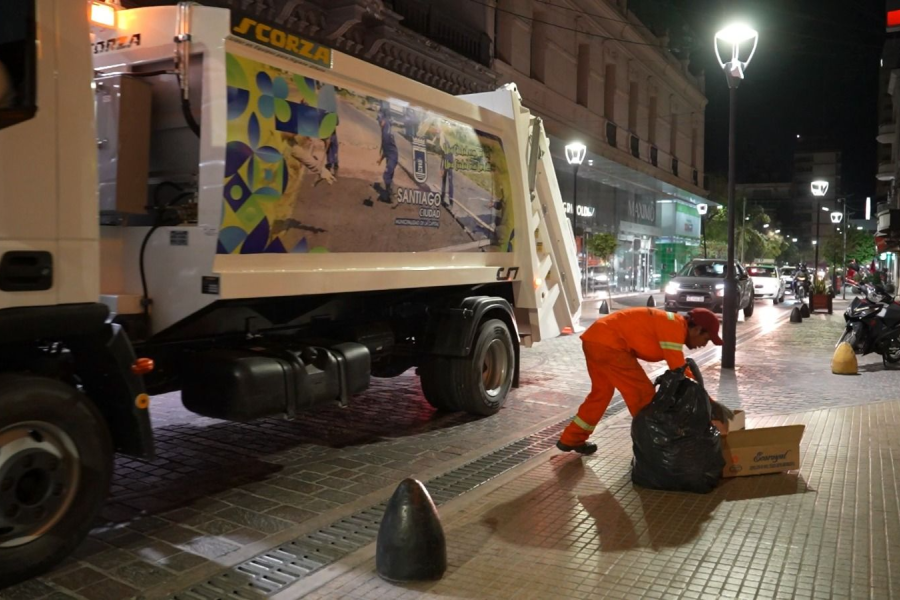 Recolección de residuos sin cambios durante el fin de semana largo en la Capital