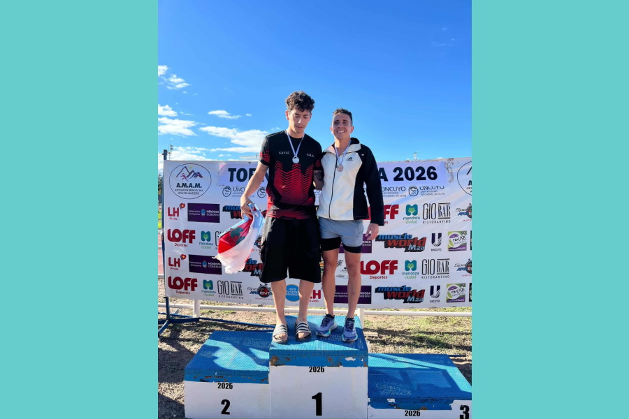 Alfredo Cejas brilló en el Vendimia 2026 y se subió al podio en los 400 metros