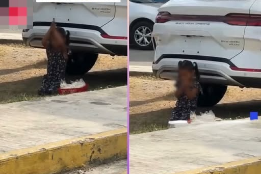 Una niña rezó antes de salir a vender y conmovió en redes