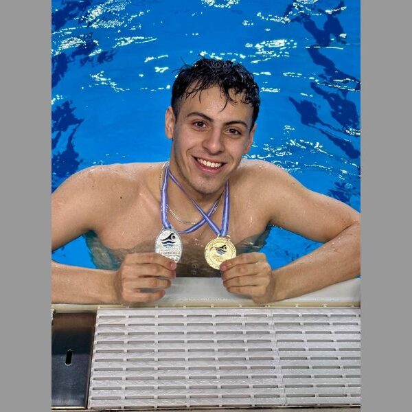 Matías Sosa González brilló en el Nacional y se consagró campeón en 50 metros pecho