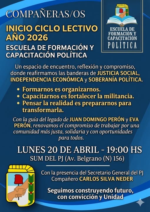 El PJ santiagueño inicia el Ciclo Lectivo 2026 de su Escuela de Formación Política