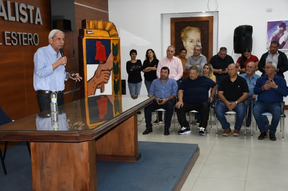 José Emilio Neder encabezó una reunión con la militancia de cara al próximo Congreso Provincial