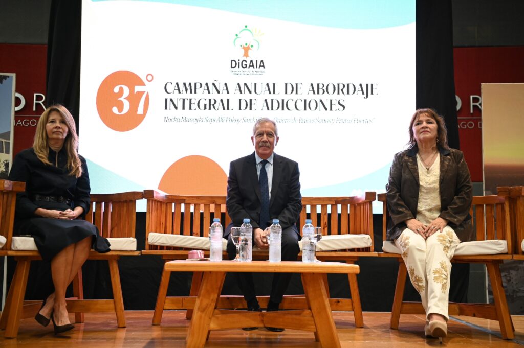 El Gobernador Elías Suárez participó del acto de apertura de la 37° Campaña Anual de Abordaje Integral de las Adicciones