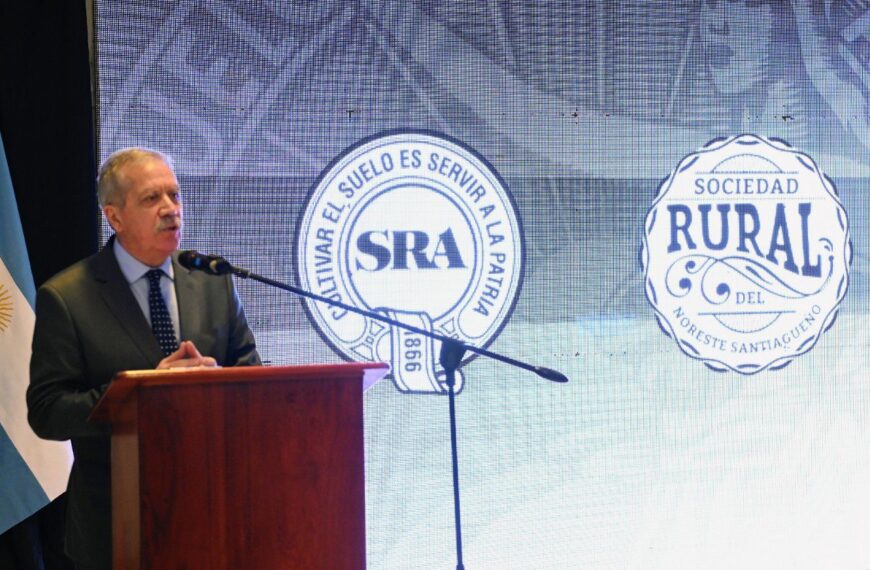 El Gobernador participó de una reunión con autoridades de la Sociedad Rural en Quimilí