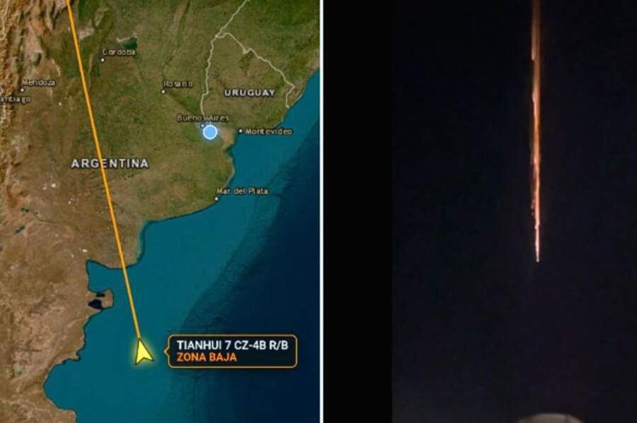 Piden investigar en el Congreso la caída de un cohete chino en la Patagonia