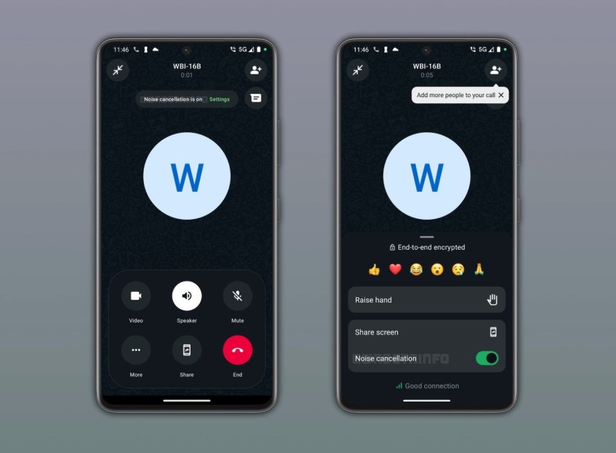 WhatsApp suma cancelación de ruido para mejorar llamadas de voz y video