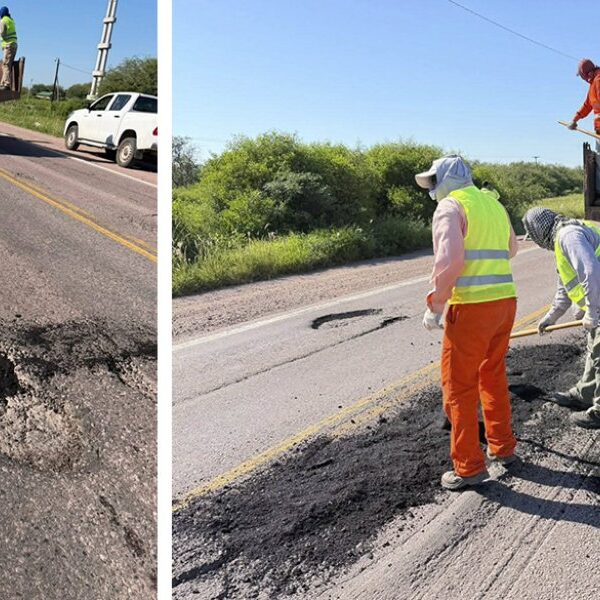 Municipios intervienen la Ruta 34 con tareas de bacheo ante el deterioro vial