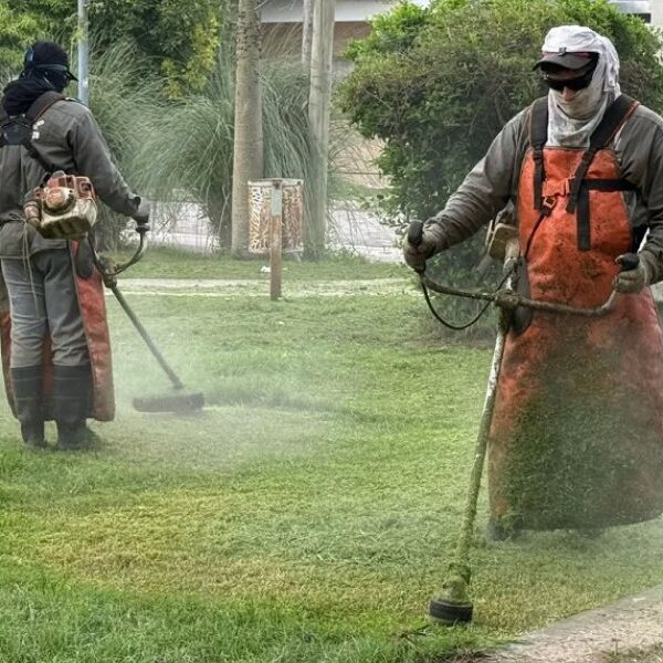 Intensifican operativos de limpieza, obras viales y mantenimiento en Las Termas