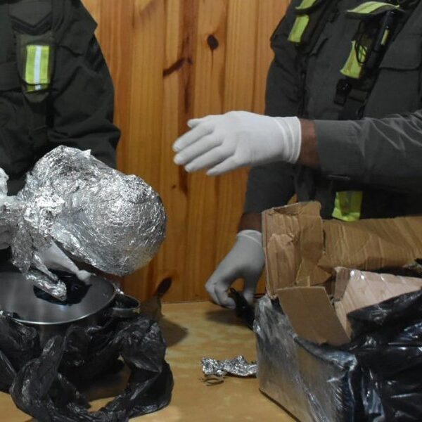 Cayó en Frías al retirar una encomienda con cocaína enviada desde Chubut