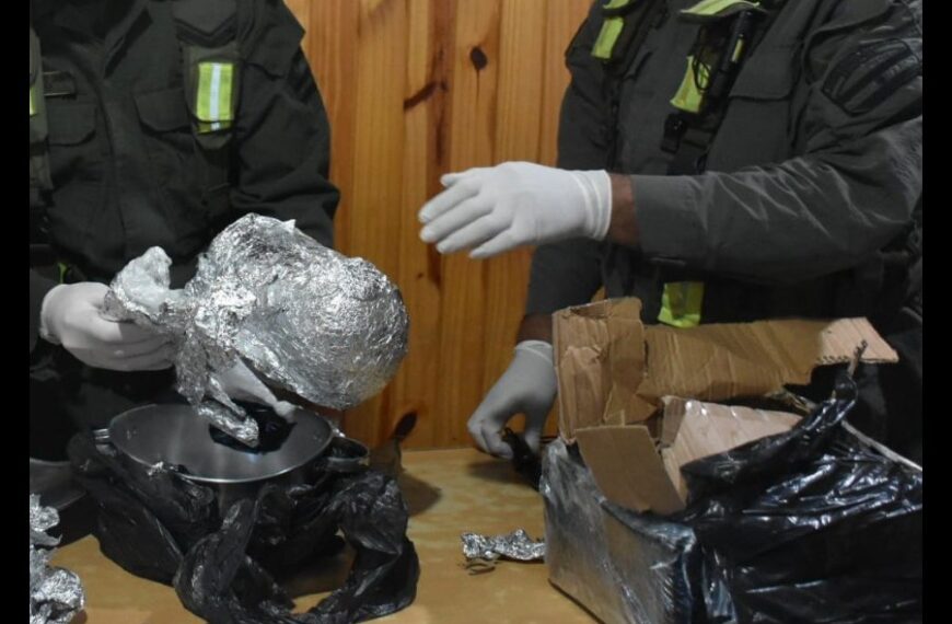 Cayó en Frías al retirar una encomienda con cocaína enviada desde Chubut