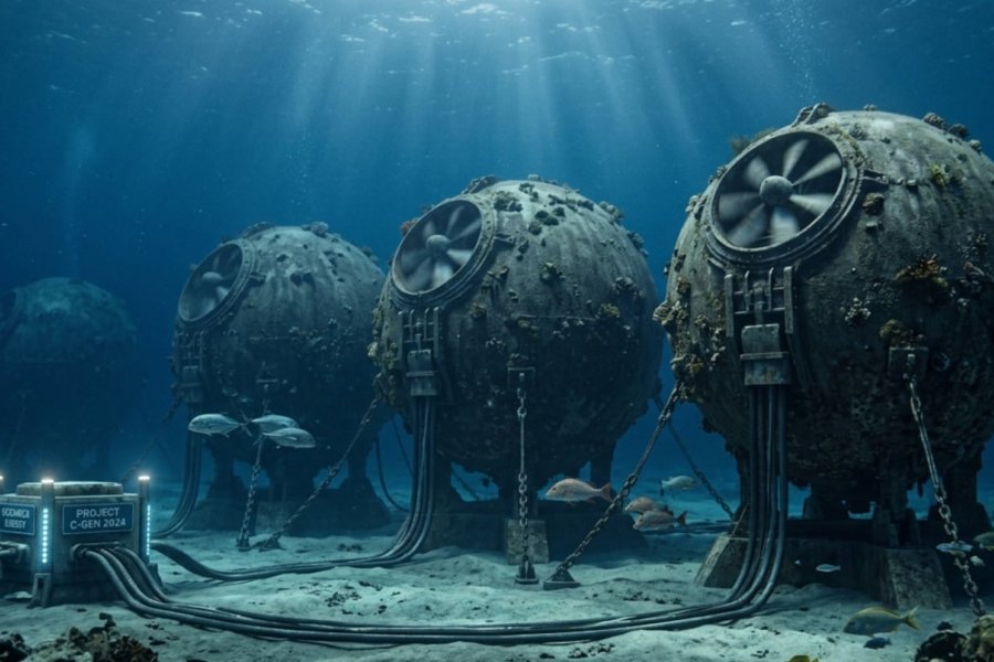 Científicos desarrollan esferas submarinas de hormigón para almacenar energía renovable