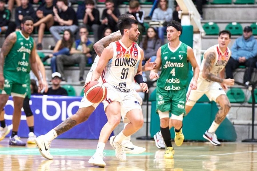 Quimsa venció con autoridad a Atenas y presiona en la cima de la Liga Nacional