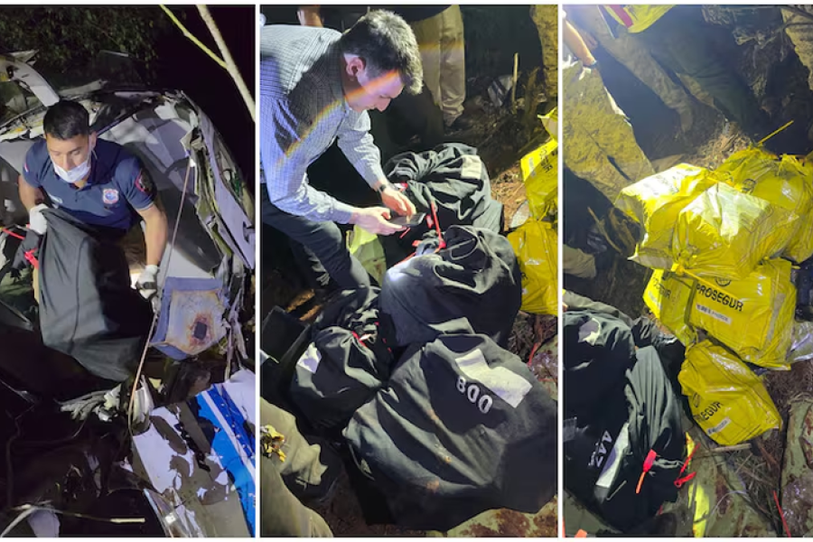 Tragedia y saqueo en Paraguay: Tras la caída de una avioneta de Prosegur, desaparecieron 2 millones de dólares