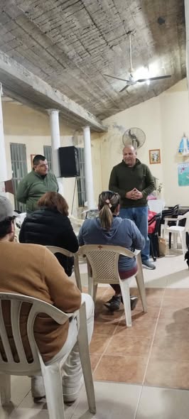 Mateo Sanchez encabezo una emotiva caminata y reunion vecinal en el Barrio Misky Mayu