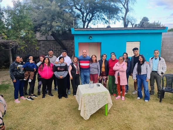 Mateo Sánchez encabezó un encuentro vecinal en el barrio 25 de Mayo de La Banda