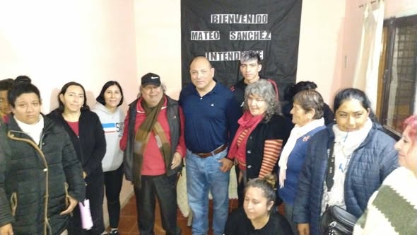 Rumbo a agosto Mateo Sánchez consolida su despliegue militante en los barrios de La Banda