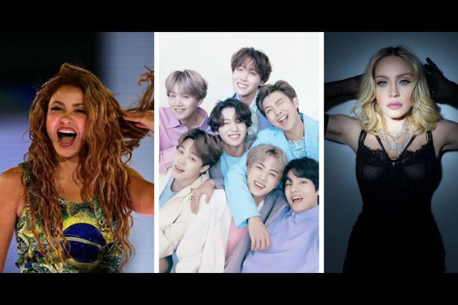 Madonna, Shakira y BTS encabezarán el histórico show de la final del Mundial 2026