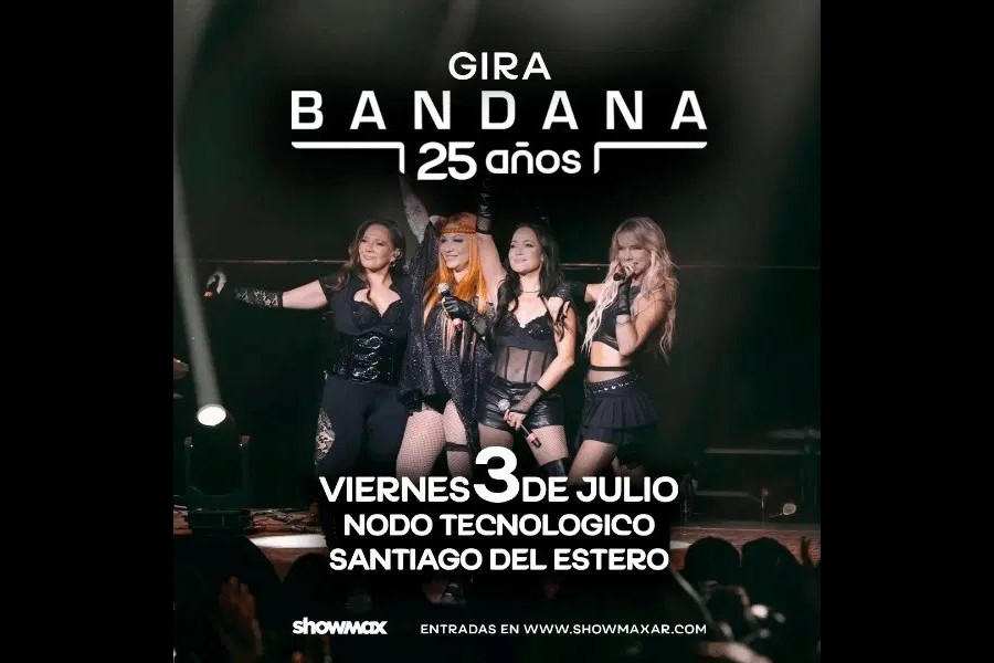Bandana tocará en Santiago el próximo 3 de julio en el Nodo Tecnológico