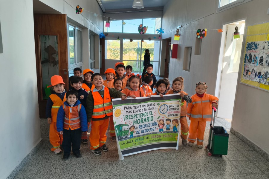 Niños concientizaron sobre recolección de residuos y cuidado del ambiente