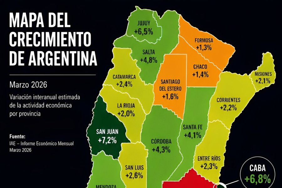 El insólito mapa sin Tucumán y con provincias deformadas que compartió Milei