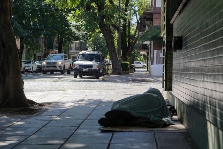 Crece la cantidad de personas en situación de calle en la Argentina