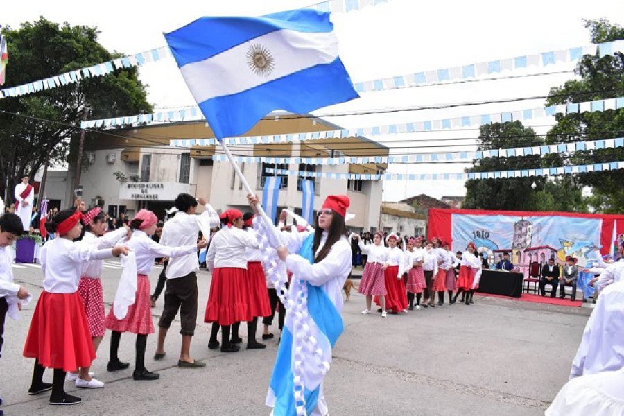 Fernández celebró con una fuerte expresión de identidad patria