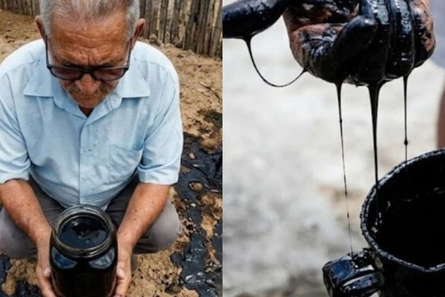 Cavó un pozo en su campo para obtener agua y encontró petróleo Cavó un pozo en su campo para obtener agua y encontró petróleo