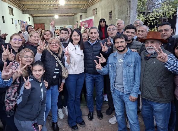 Reunión partidaria del peronismo santiagueño en la localidad de Pozo Hondo con vistas a las elecciones comunales de agosto