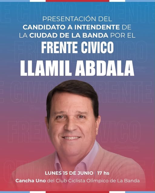 Plenario dirigencial del Frente Cívico por Santiago en el Club Ciclista Olímpico con la participación de Llamil Abdala y Gerardo Zamora