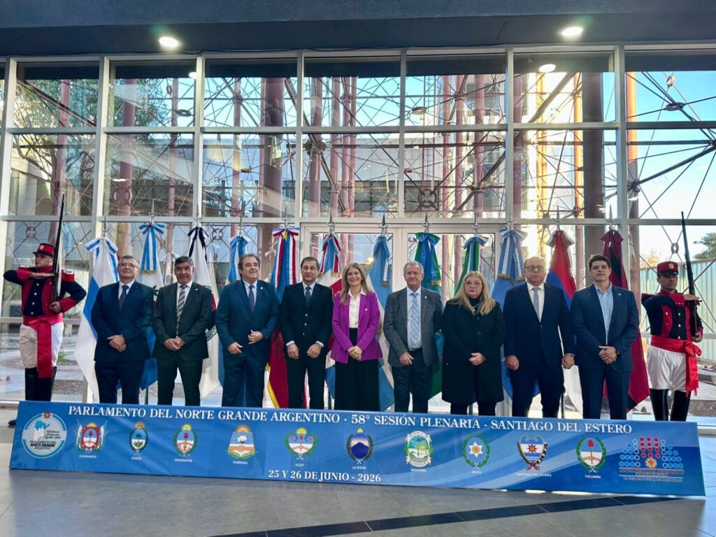 Con una fuerte agenda federal, se reunió la Mesa Ejecutiva del Norte Grande en la Legislatura santiaguela