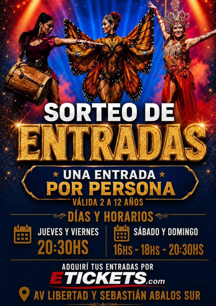 ¡Sorteo espectacular: Ganá tus entradas para disfrutar del Súper Circus Lunara!