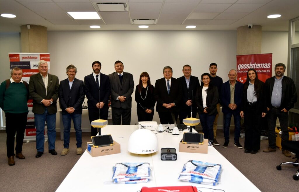 Catastro de la provincia para fortalecer la gestión territorial incorporó equipos de navegación de última generación