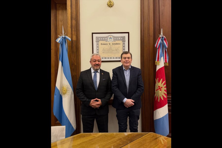 El senador nacional Gerardo Zamora mantuvo una reunión con el presidente de la Cámara de Comercio Argentino-Turca para potenciar las exportaciones de Santiago del Estero