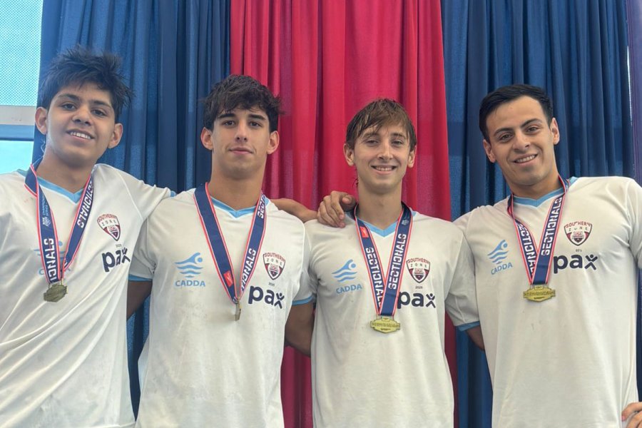 Argentina se consagró campeón en relevos de postas 4×50 metros estilos combinados con un cincuenta por ciento de presencia santiagueña en la escuadra nacional