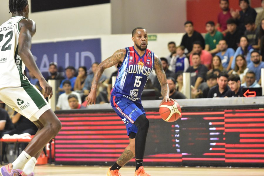 Segundo partido de la serie final de la Liga Nacional de Básquet entre Quimsa y Gimnasia de Comodoro Rivadavia en el estadio Ciudad.