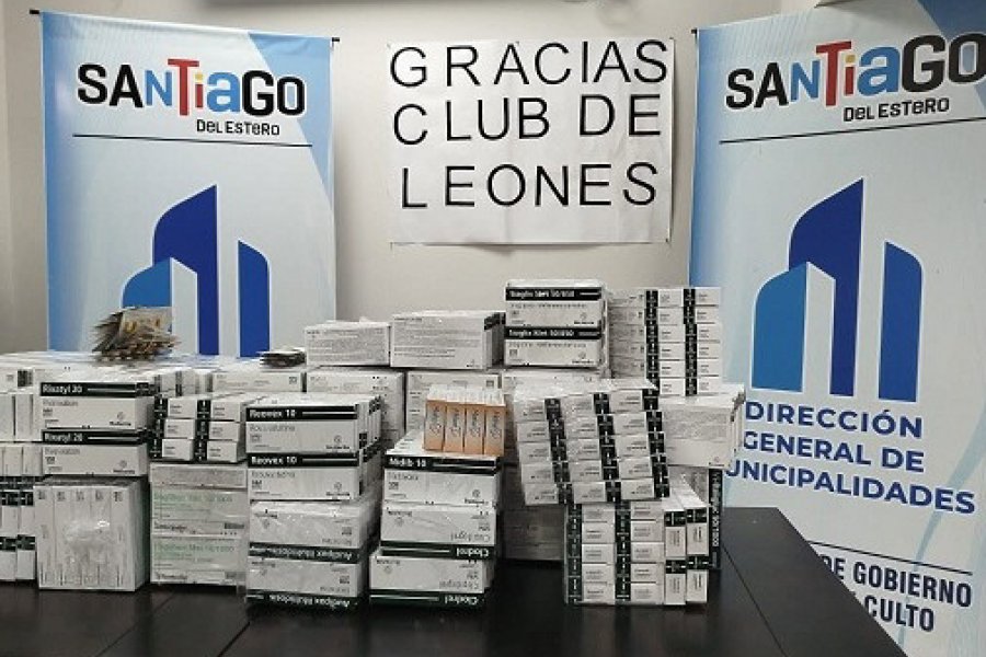Provisión de insumos médicos a comisiones municipales del interior santiagueño para fortalecer la asistencia sanitaria