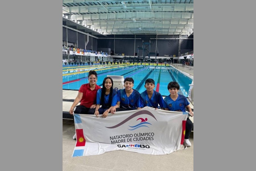 Participación de la delegación juvenil del Natatorio Olímpico Madre de Ciudades en el Campeonato Nacional de Natación
