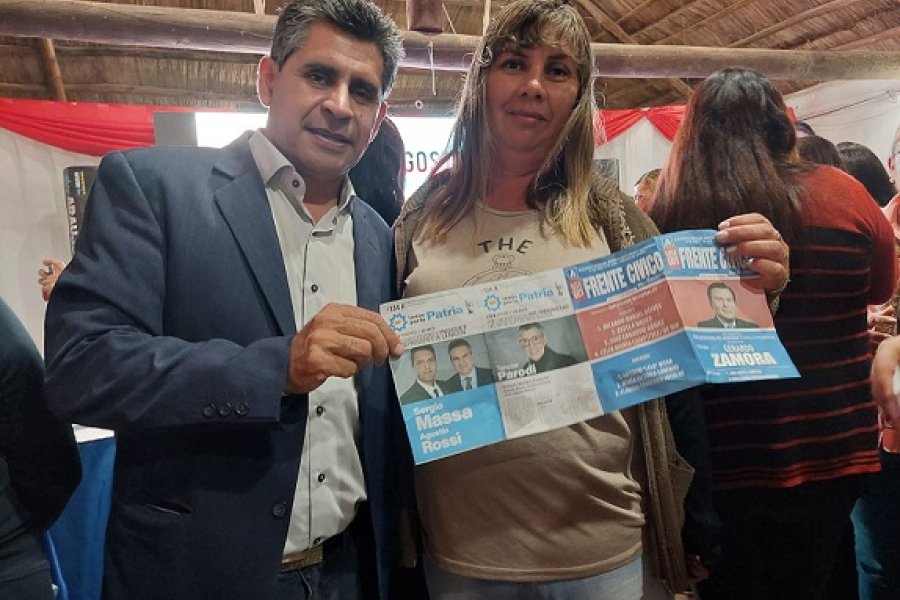Lanzamiento de la candidatura de José Alberto Araujo a la intendencia de Los Telares por el Frente Encuentro Cívico