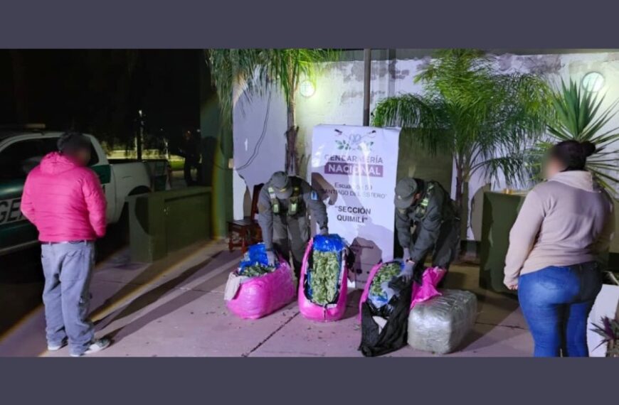 Gendarmería Nacional incautó más de 700 kilos de hojas de coca en un ómnibus de pasajeros en la Ruta Provincial 92
