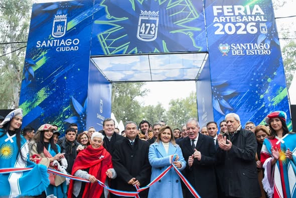 Autoridades provinciales y municipales dieron apertura oficial a la Feria Artesanal 2026 en el marco del 473° aniversario de la Madre de Ciudades