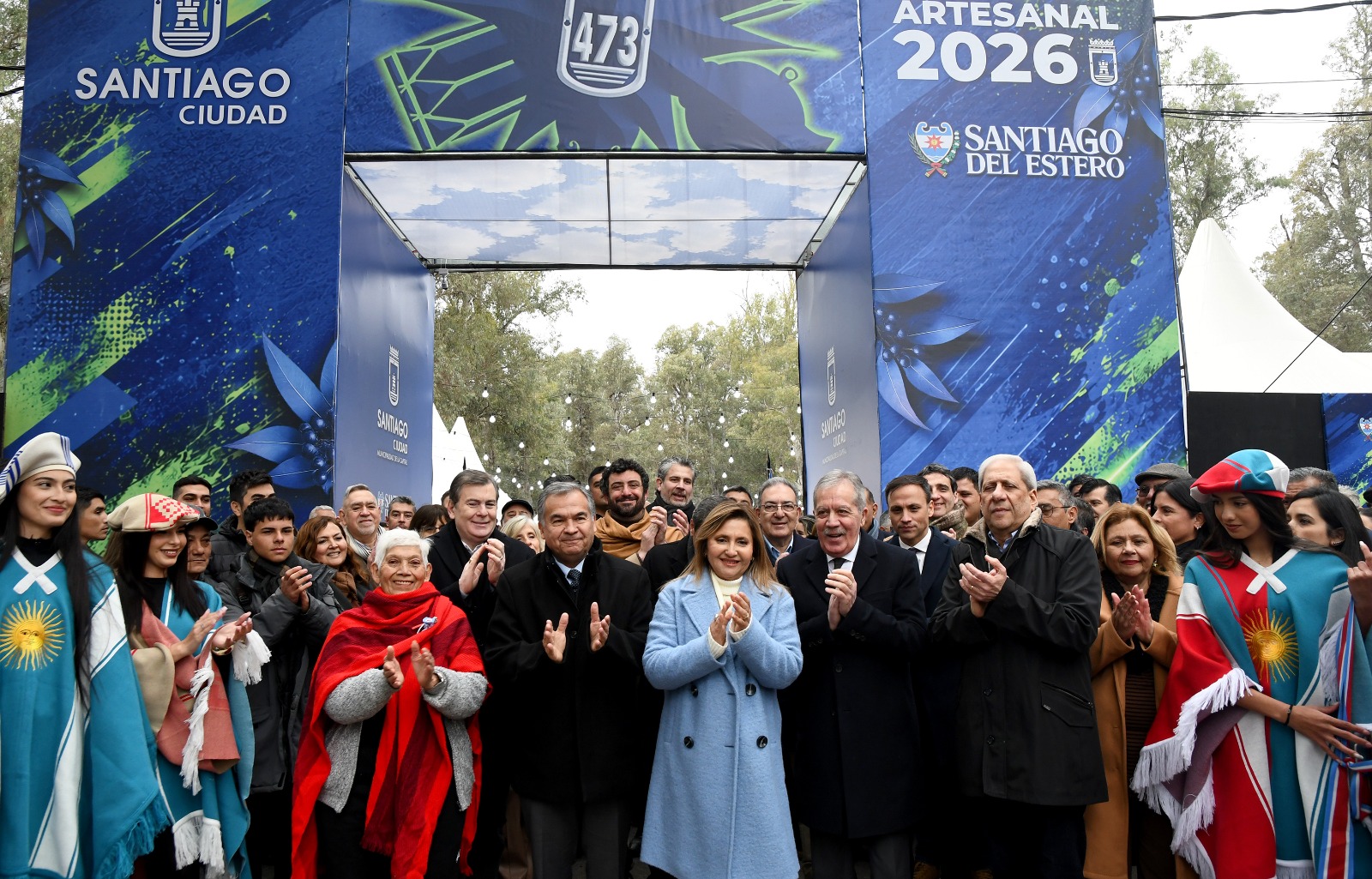 Elías Suárez participó de la inauguración de la Feria Artesanal en el Parque Aguirre en el marco de los festejos de los 473 años de la Madre de Ciudades