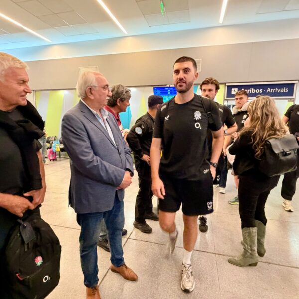 El Seleccionado de Rugby de Inglaterra ya está en Santiago del Estero