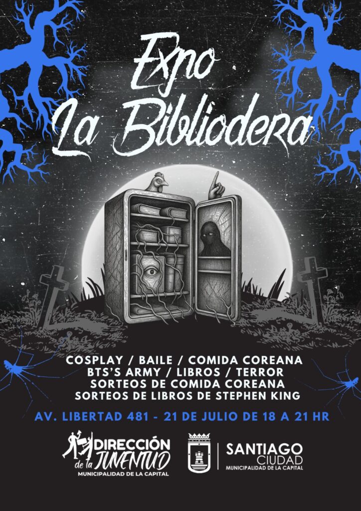 La Municipalidad de la Capital será sede de la Expo La Bibliodera con propuestas de terror, fantasía y cultura coreana La Municipalidad de la Capital será sede de la Expo La Bibliodera con propuestas de terror, fantasía y cultura coreana