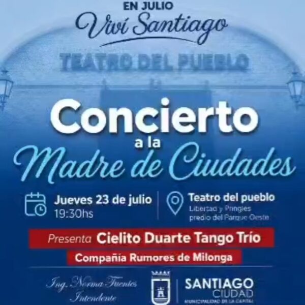 Cielito Duarte encabezará el Concierto Madre de Ciudades en el Teatro del Pueblo