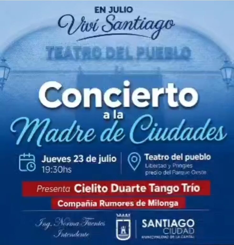 Cielito Duarte encabezará el Concierto Madre de Ciudades en el Teatro del Pueblo Cielito Duarte encabezará el Concierto Madre de Ciudades en el Teatro del Pueblo