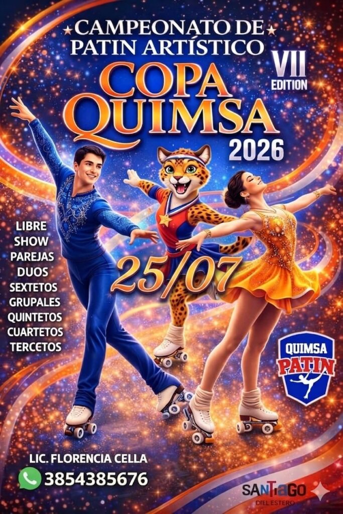 La Banda albergará la séptima edición de la Gran Copa Quimsa de patín La Banda albergará la séptima edición de la Gran Copa Quimsa de patín
