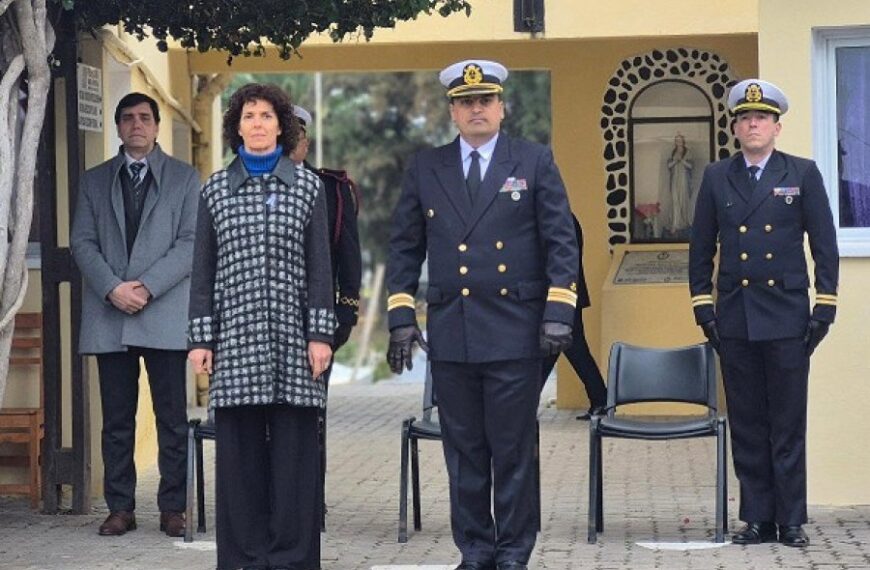 La delegación de la fuerza federal en Las Termas de Río Hondo celebró su día institucional con una ceremonia en el sector del espejo de agua