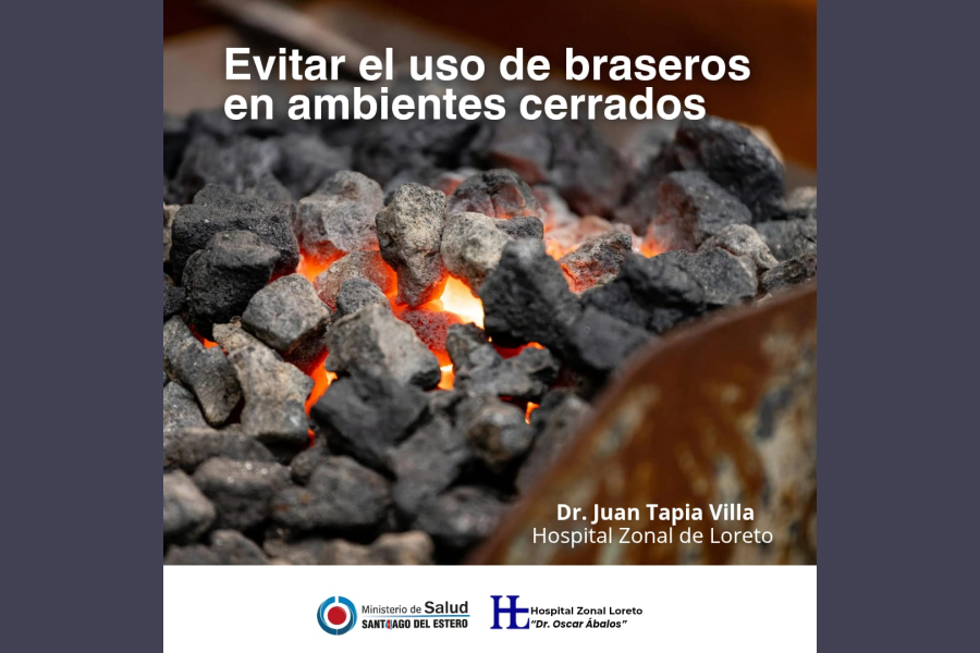 El centro de salud que dirige el Dr. Juan Tapia Villa solicitó no utilizar braseros en ambientes cerrados y detalló los síntomas de alerta ante la persistencia de las bajas temperaturas